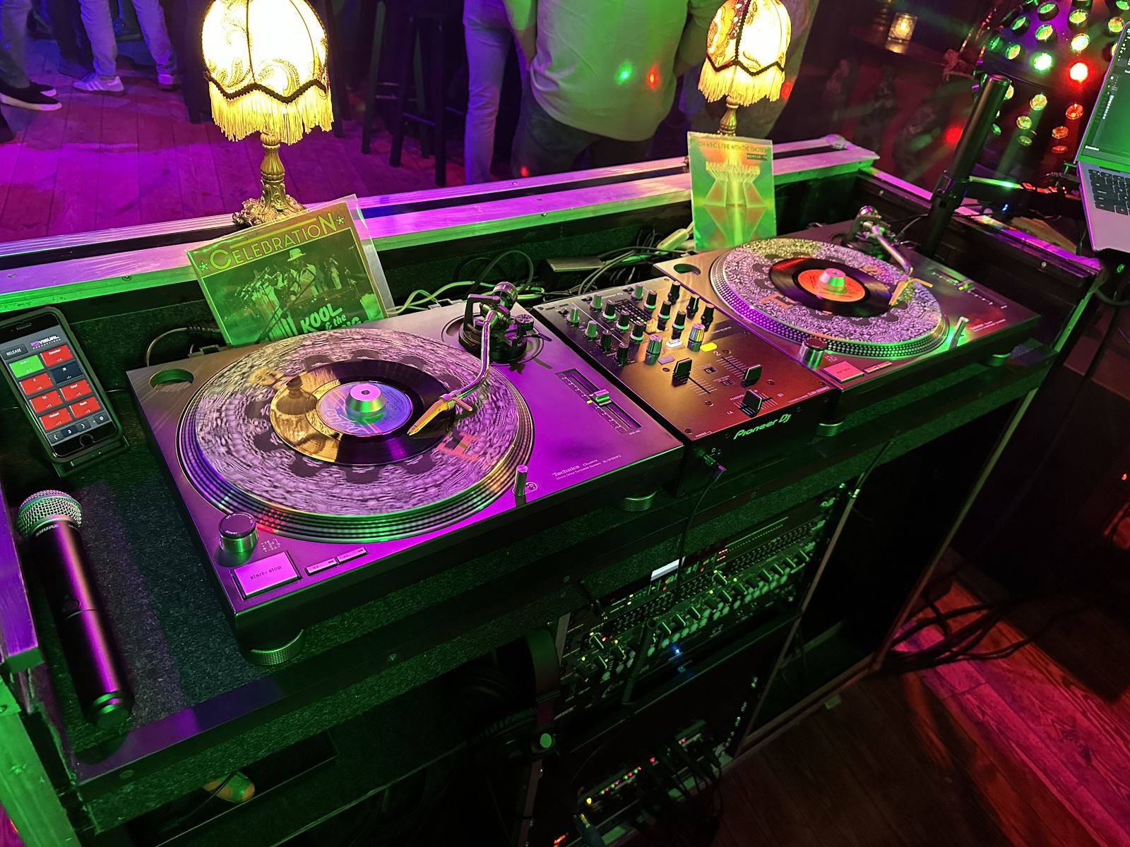 Technics draaitafels in actie