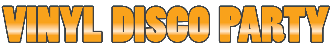 Vinyl Disco Party Logo